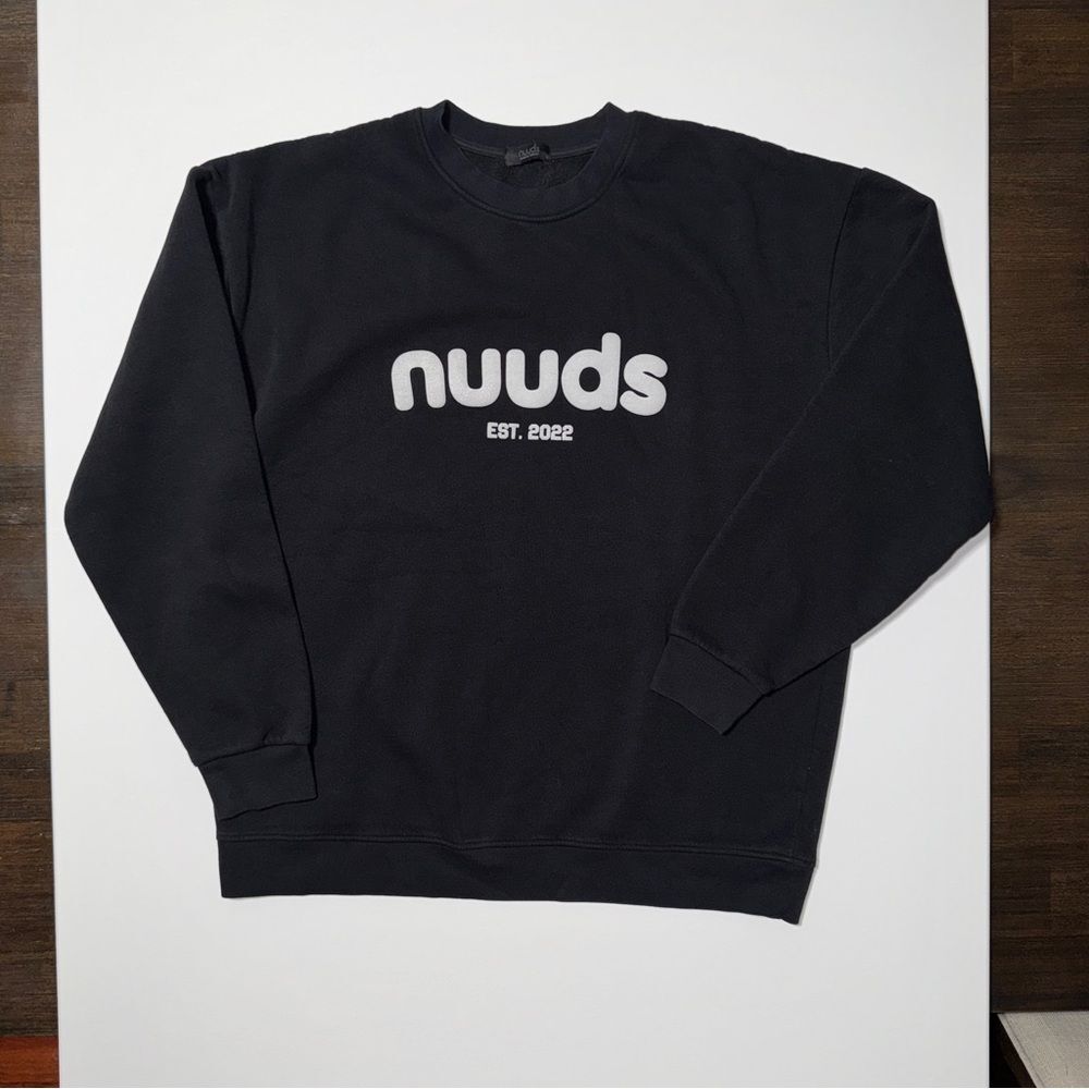 Nuuds Black Crewneck Sweater XL